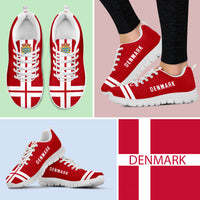 Denmark Football Sneakers Come on Denmark LT13 - Wonder Print Shop