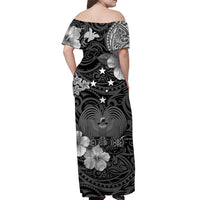 papua-new-guinea-off-shoulder-long-dress-polynesia-raggiana-bird-of-paradise-gray