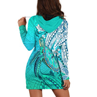 (Custom Personalised) Hawaiian Islands Hoodie Dress Turtle Mix Hawaii Polynesian LT13 - Wonder Print Shop