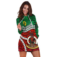 Vanuatu Hoodie Dress Simple LT13 - Wonder Print Shop