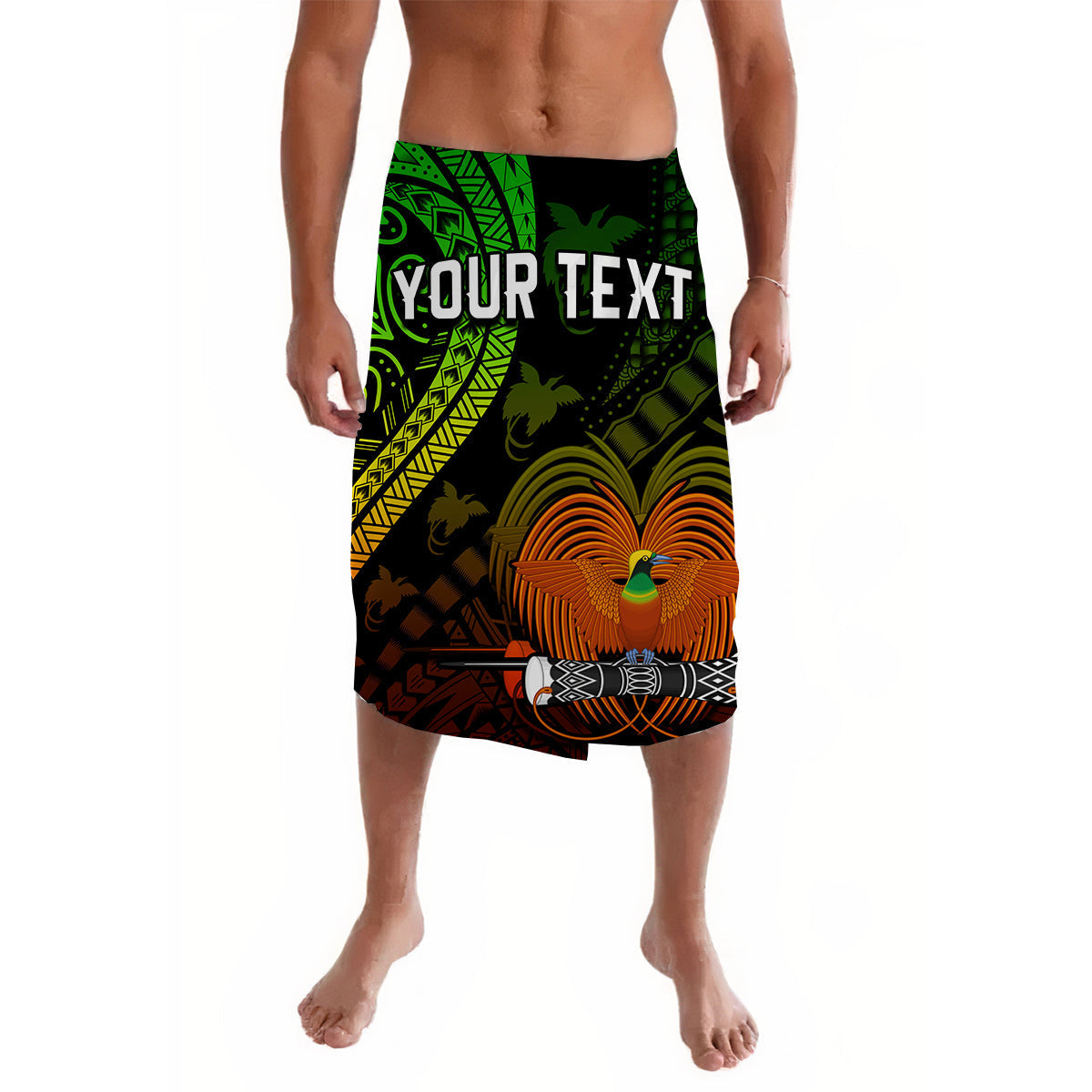 Custom Personalised Papua New Guinea Lavalava Raggiana Birds Of Paradise Special Ver.02 LT13 - Wonder Print Shop