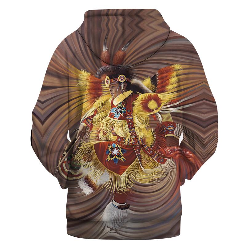 Powwow Dancers Native American Hoodie LT10 - Wonder Print Shop