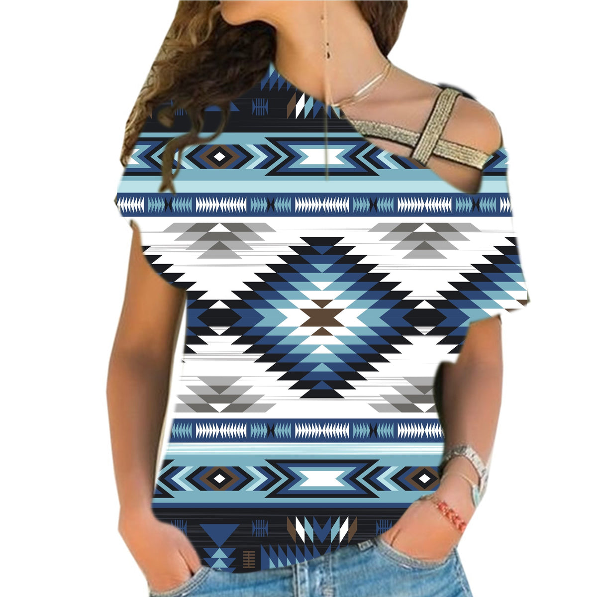 native-american-blue-colors-pattern-cross-shoulder-shirt