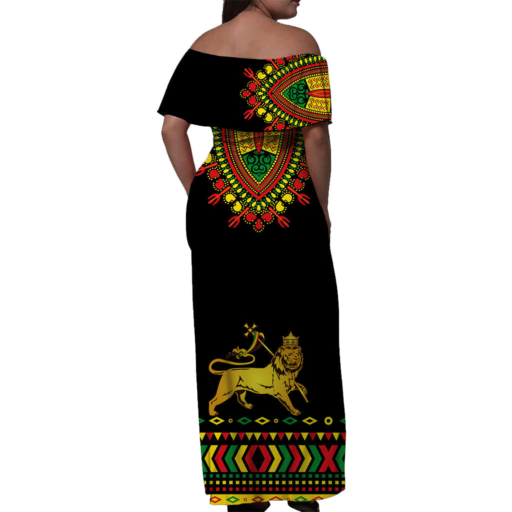 ethiopia-off-shoulder-long-dress-lion