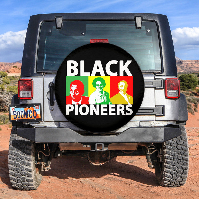 African Tire Covers - Black History Month Spare Tire Cover Black Pioneers NO.23 LT8 - Wonder Print Shop