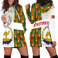 Eritrea Hoodie Dress Kente Pattern LT13 - Wonder Print Shop
