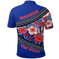 Waianae High School Polo Shirt Hawaiian Hibiscus Flowers LT20 - Wonder Print Shop
