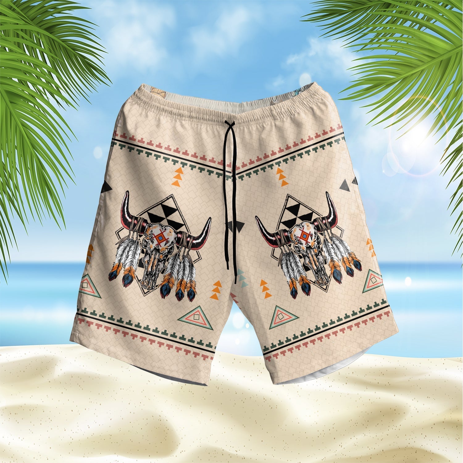 native-american-pride-bison-hawaiian-shorts