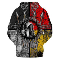 Native American Chief 3D Zip Up Hoodie Native American Clothing LT10 - Wonder Print Shop