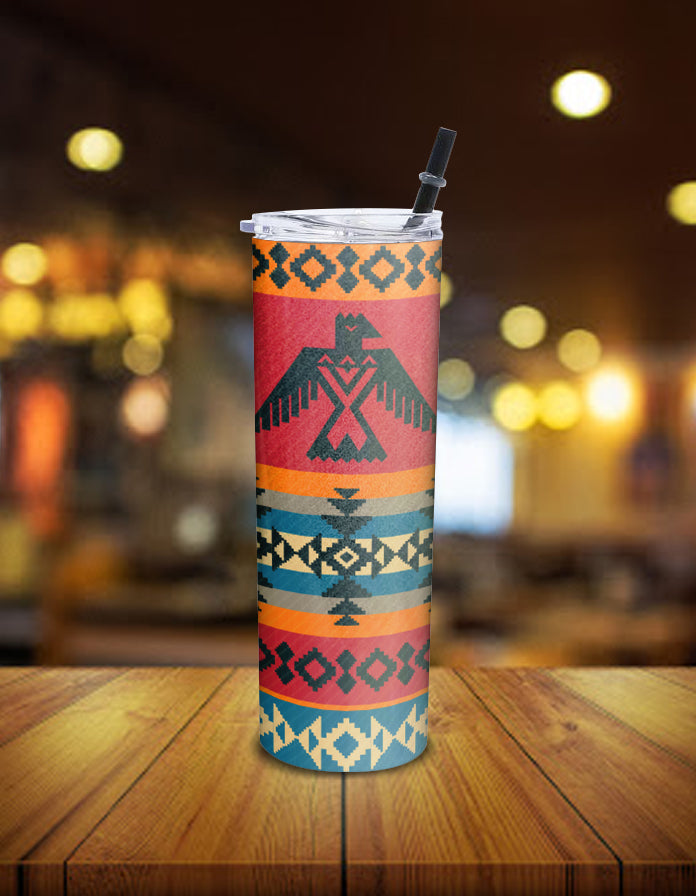 Red Thunderbird Native American Skinny Tumbler LT10 - Wonder Print Shop
