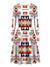 white-pattern-native-american-long-sleeve-dress