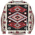 Ethnic Tribal Red Brown Pattern Native American 3D Sweatshirt LT10 - Wonder Print Shop