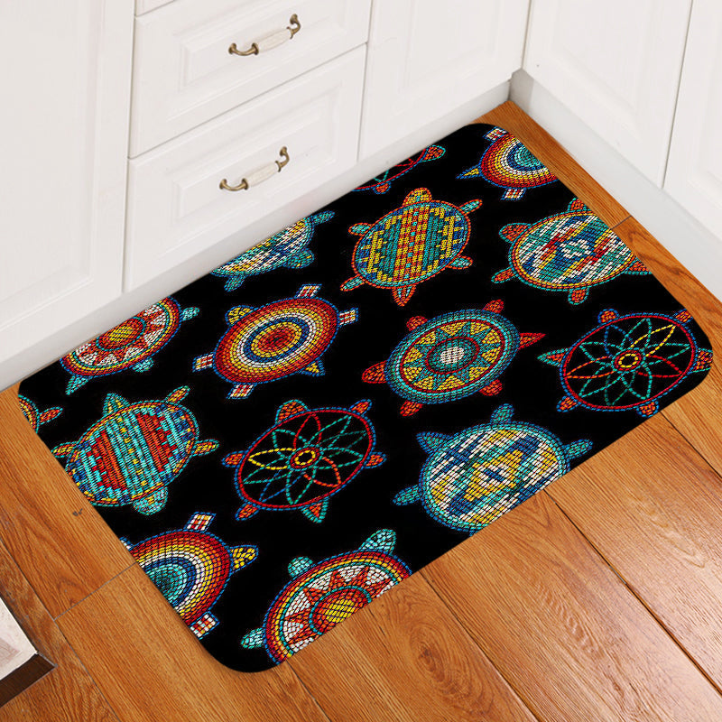 mini-turtle-black-native-american-doormat