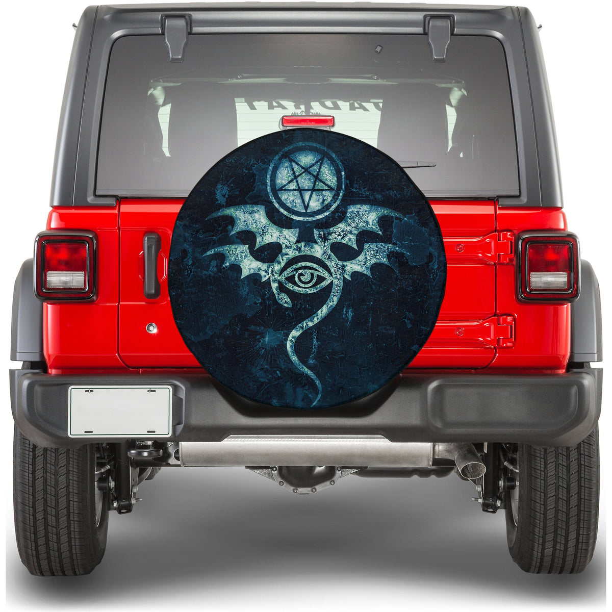 Celtic Wicca Occult Emblem of Witchcraft Spare Tire Cover LT12 - Wonder Print Shop