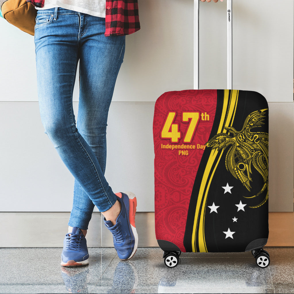 Papua New Guinea Independence Anniversary Polynesian Tribal Luggage Covers LT12 - Wonder Print Shop