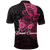 Breast Cancer Pink Ribbon Butterfly Polynesian Black Version Polo Shirt LT12 - Wonder Print Shop