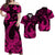 Hawaii Matching Hawaiian Shirt And Dress Polynesia Pink Fish Hook LT13 - Wonder Print Shop