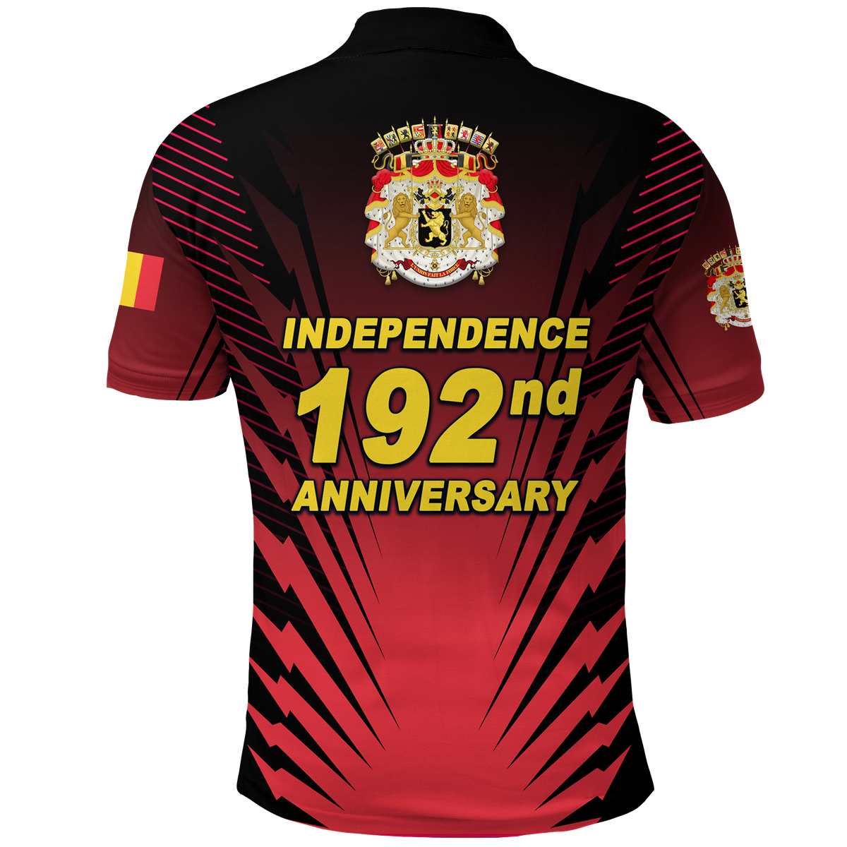 Belgium Polo Shirt Independence Day Coat Of Arms LT12 - Wonder Print Shop