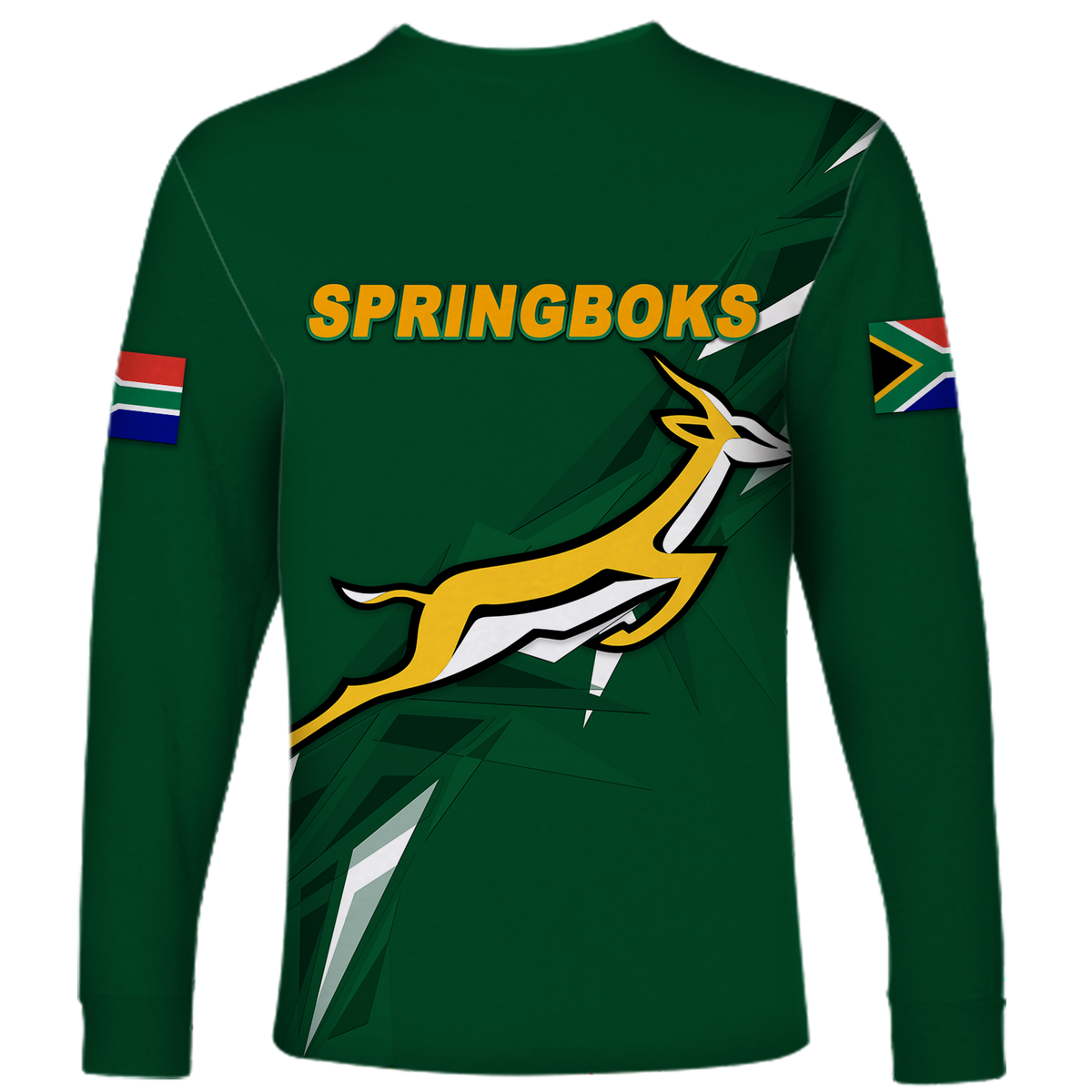 South Africa Springboks 2022 Legend Long Sleeve Shirt - LT12 - Wonder Print Shop