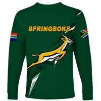 South Africa Springboks 2022 Legend Long Sleeve Shirt - LT12 - Wonder Print Shop