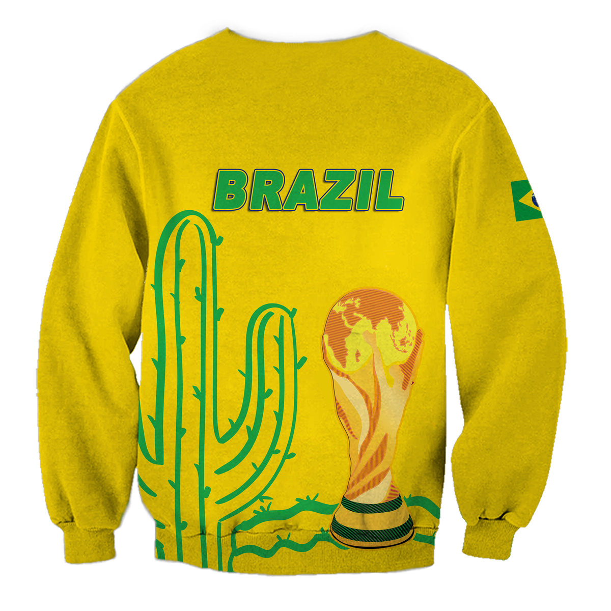 Brazil Champion Football World Cup 2022 Sweatshirt - LT12 - Wonder Print Shop
