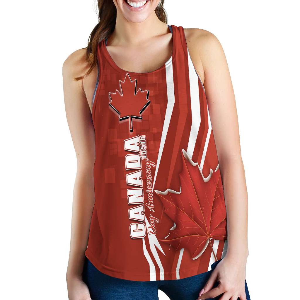 Canada Day Anniversary Pride Women Tank Top LT12 - Wonder Print Shop