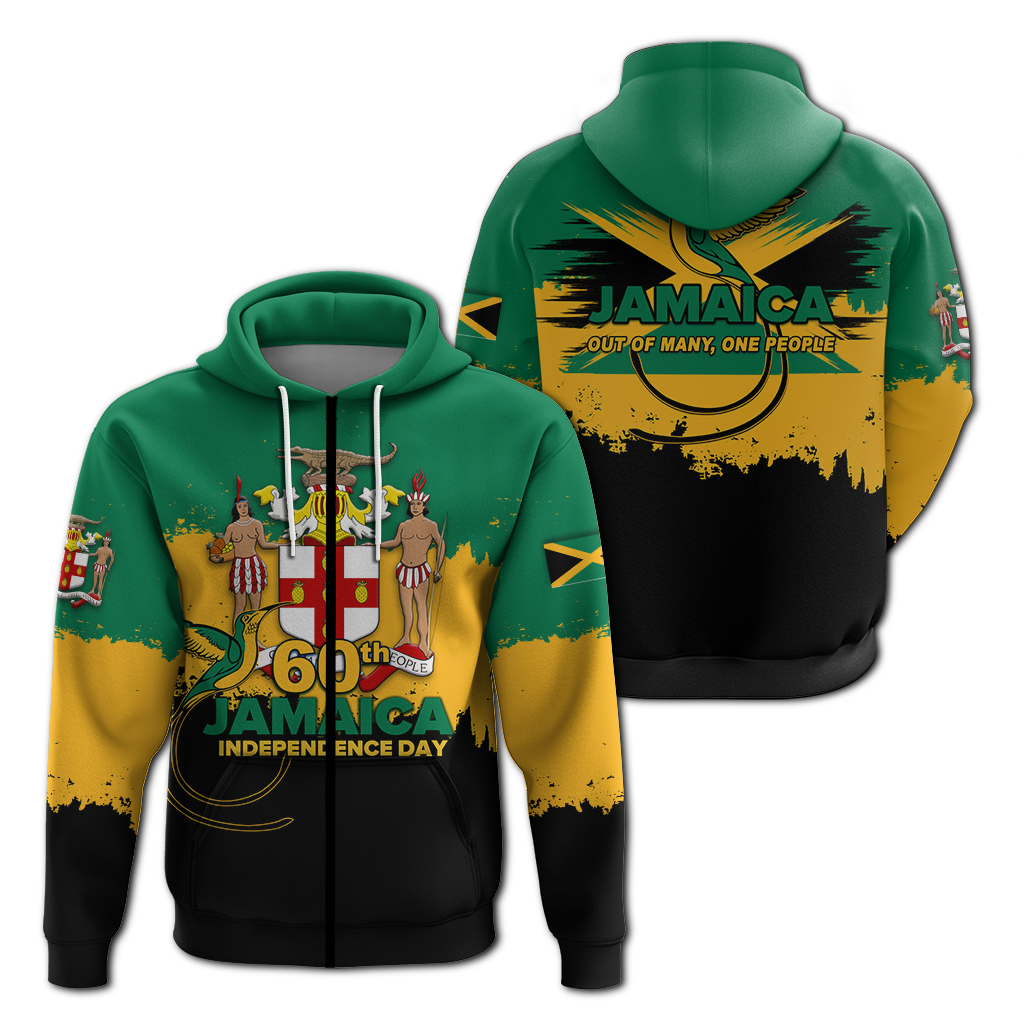 Jamaica 60th Anniversary Independence Day Hoodie LT12 - Wonder Print Shop