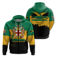 Jamaica 60th Anniversary Independence Day Hoodie LT12 - Wonder Print Shop