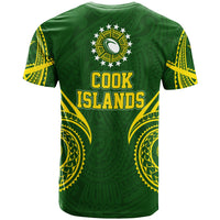 Cook Islands Rugby T Shirt Tribal Pattern LT12 - Wonder Print Shop