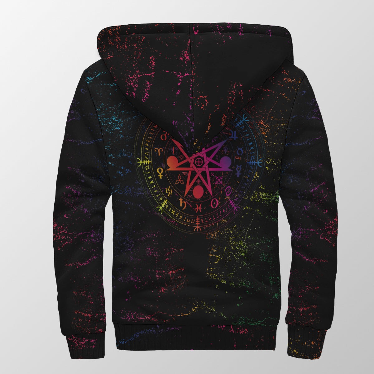 Mystic Wicca Sherpa Hoodie LT12 - Wonder Print Shop