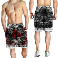 Skull Camo - U.S Army Undying Love For The Motherland Men Shorts - LT2
