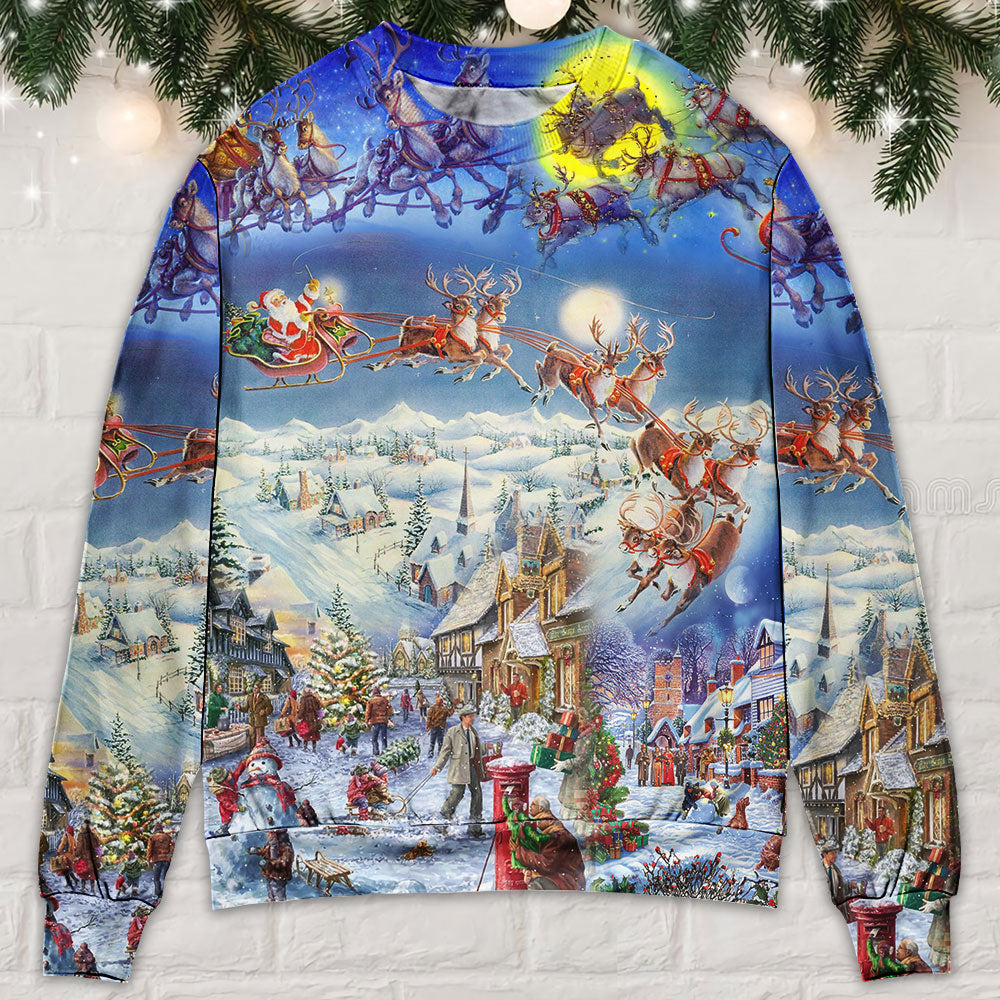 Christmas Be Santa Be Claus Ugly Christmas Sweater - Wonder Print Shop