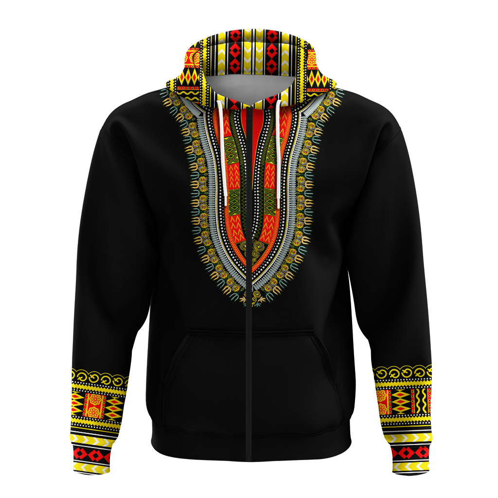 Gambia Happy Independence Day Dashiki Hoodie LT2 - Wonder Print Shop
