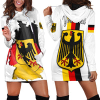 (Custom Personalised) Germany Hoodie Dress Grunge Deutschland Map and Coat Of Arms LT13 - Wonder Print Shop