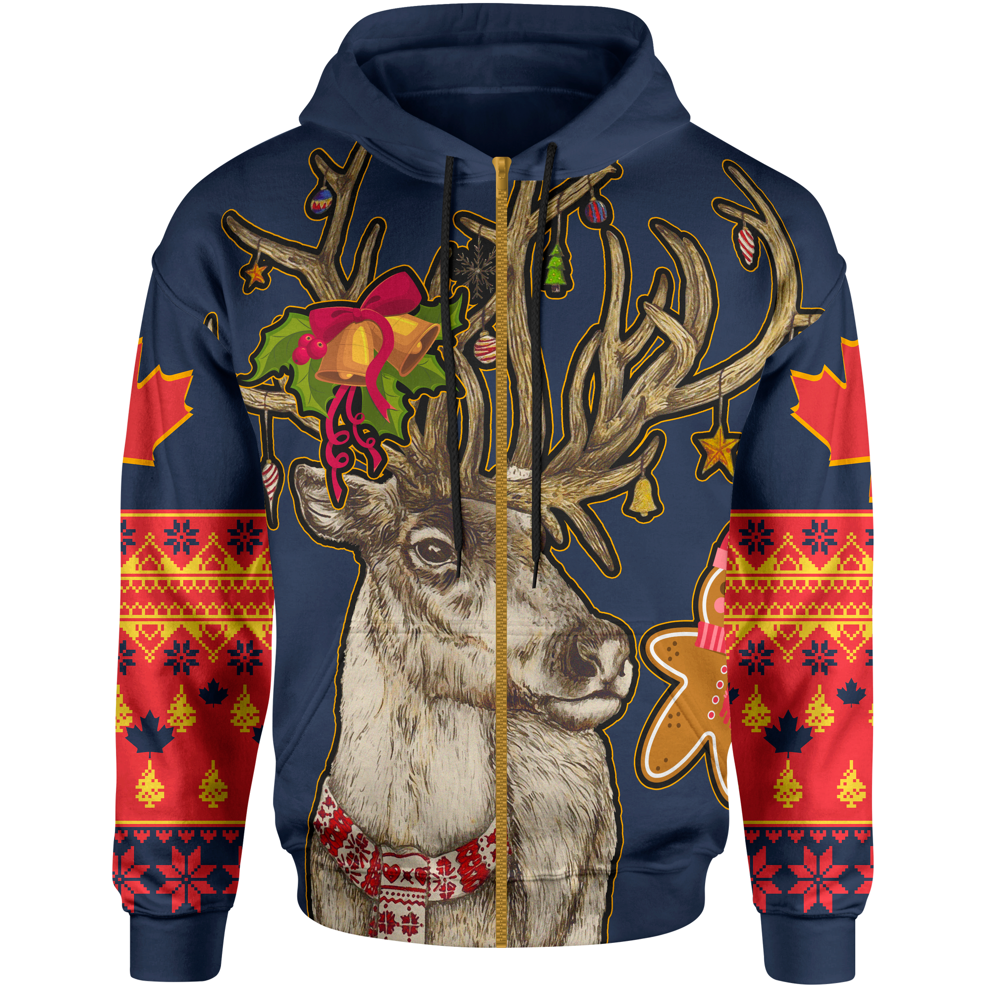 canada-christmas-hoodie-zip-up-cute-christmas-moose