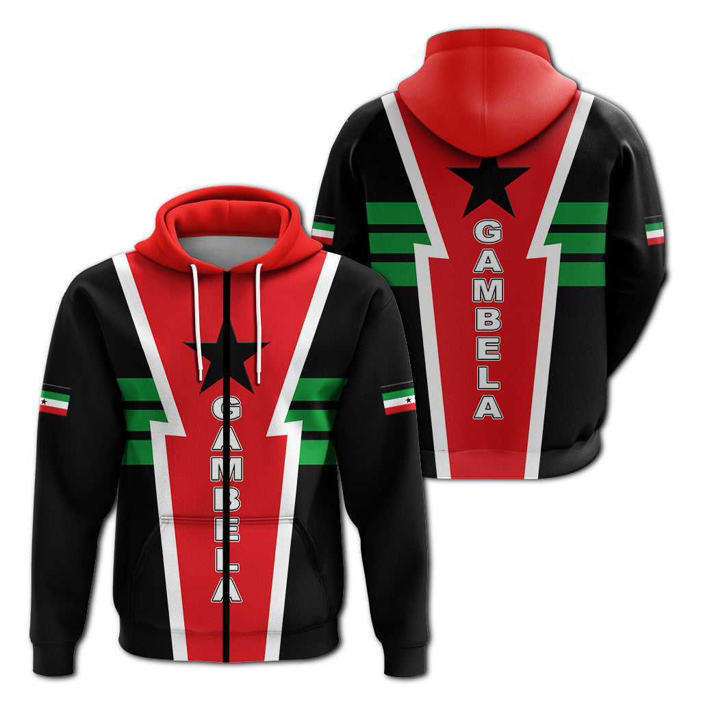 Gambela Region Legend Ethiopia Zip Hoodie LT12 - Wonder Print Shop