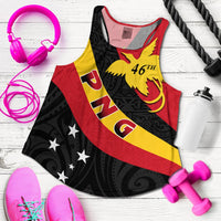 Papua New Guinea Women Racerback Tank Happy Independence Day LT13 - Wonder Print Shop