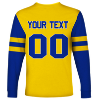 (Custom Personalised) Sweden Hockey Pride Long Sleeve Shirt LT12 - Wonder Print Shop