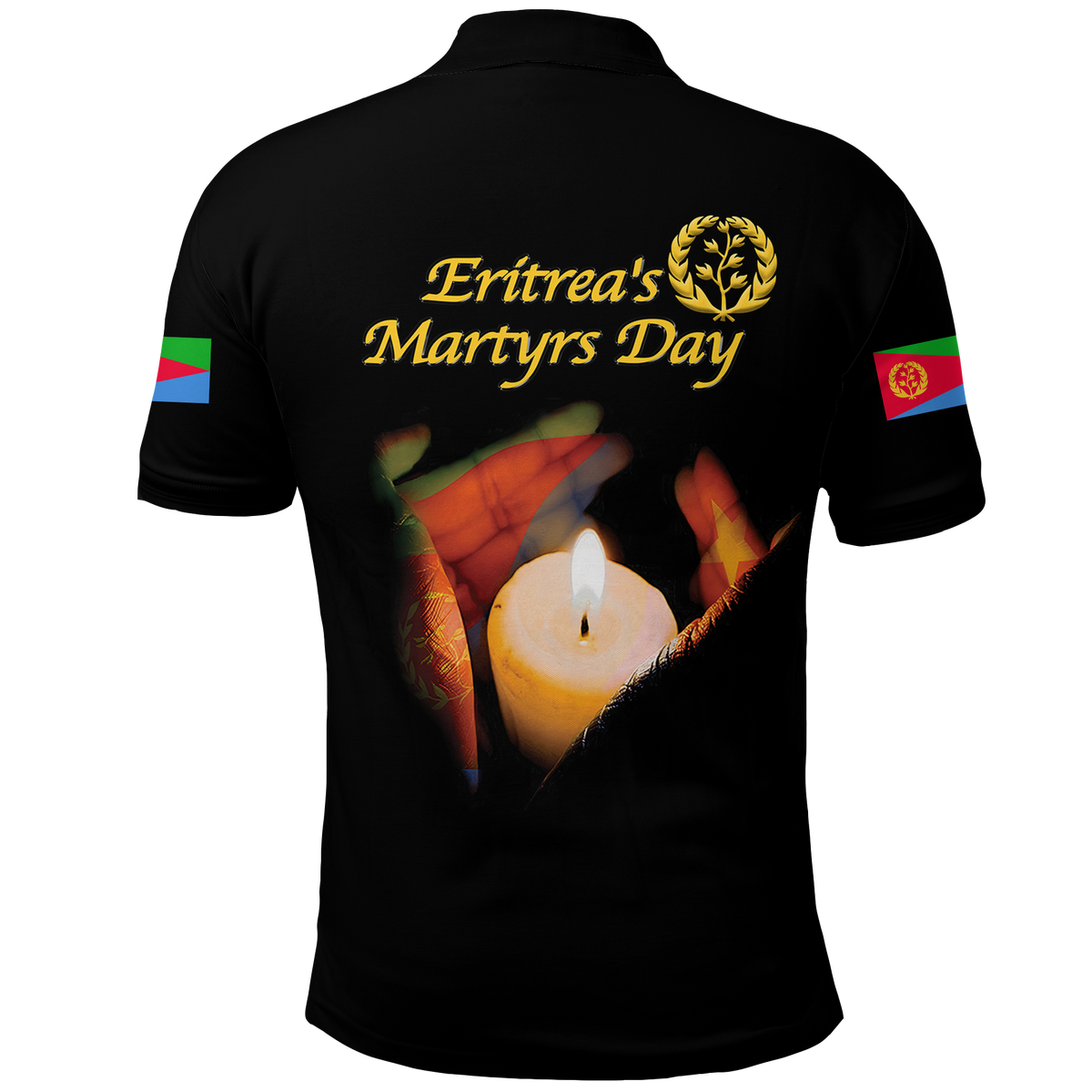 Eritrea Martyrs Day Candle Vigil Polo Shirt LT12 - Wonder Print Shop
