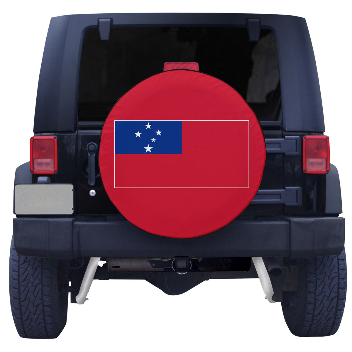 Samoa Spare Tire Cover Proud Samoan Style Flag Ver.02 LT13 - Wonder Print Shop