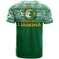 Custom Liahona Tonga T Shirt Tongan Pattern LT12 - Wonder Print Shop