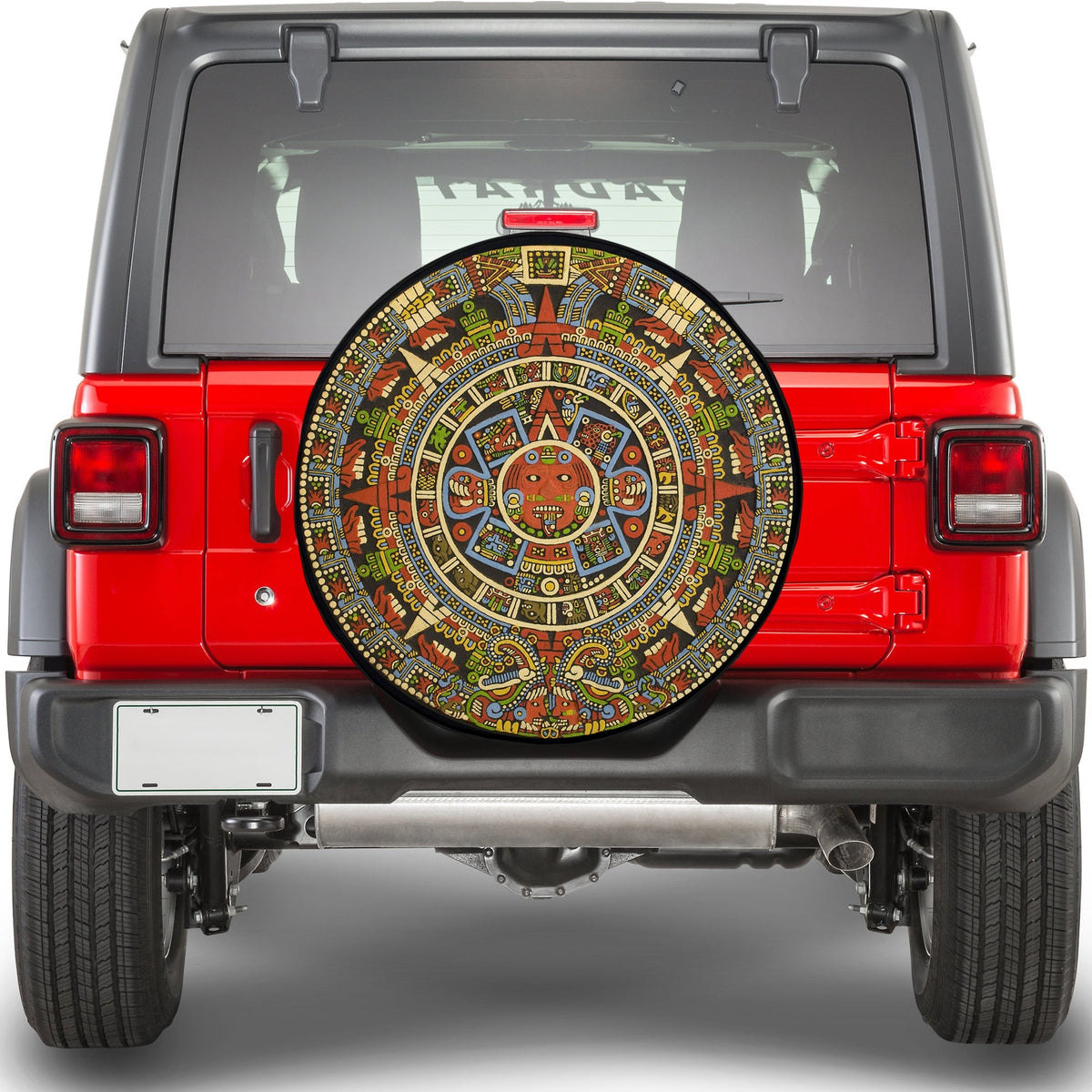 Mexico Spare Tire Cover - Aztec Mayan Calendar Ver.01 LT13 - Wonder Print Shop