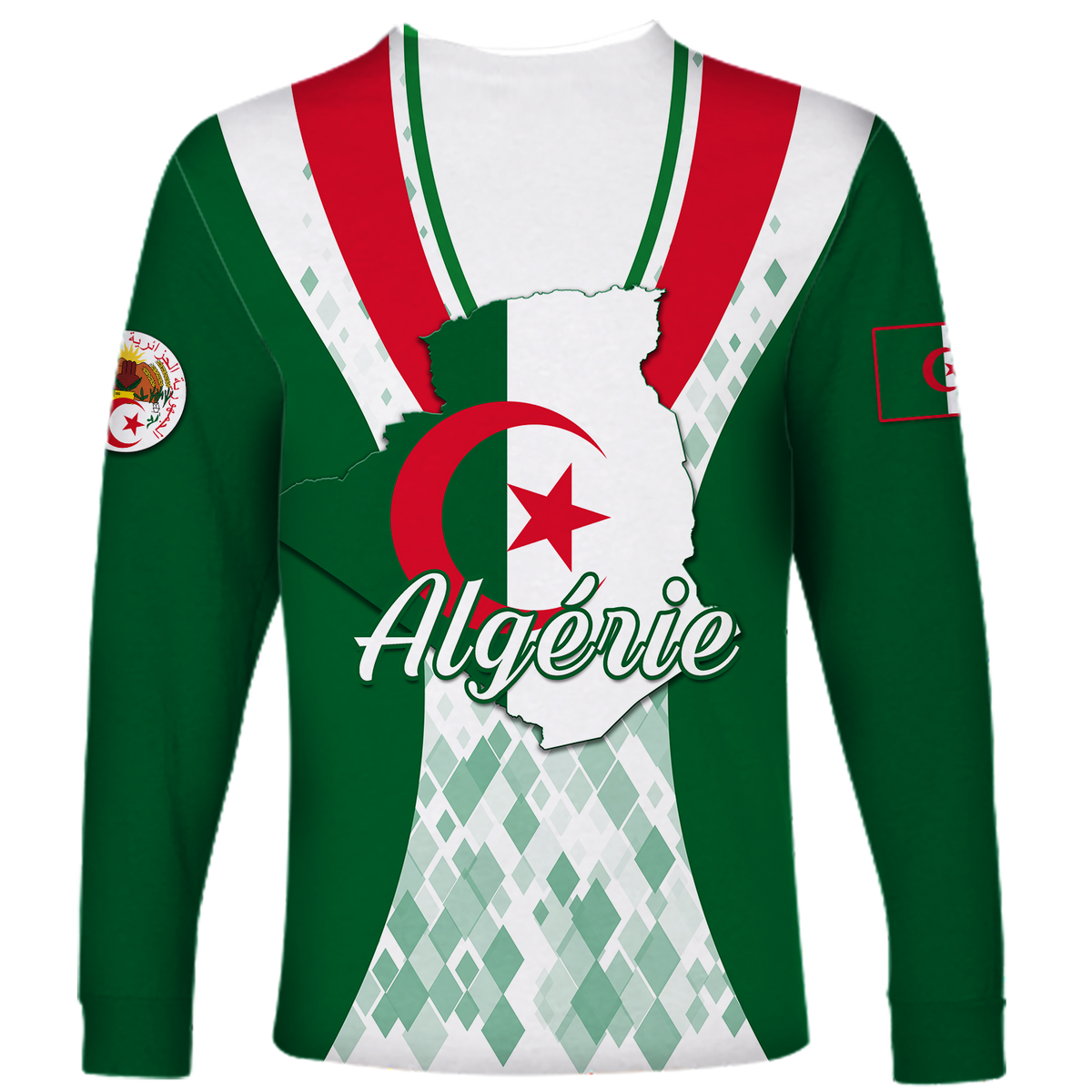 Algeria Independence Day 5 Juillet 1962 - 2022 Long Sleeve Shirt LT12 - Wonder Print Shop