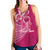 Breast Cancer Pink Ribbon Butterfly Polynesian Pink Version Women Tank Top LT12 - Wonder Print Shop