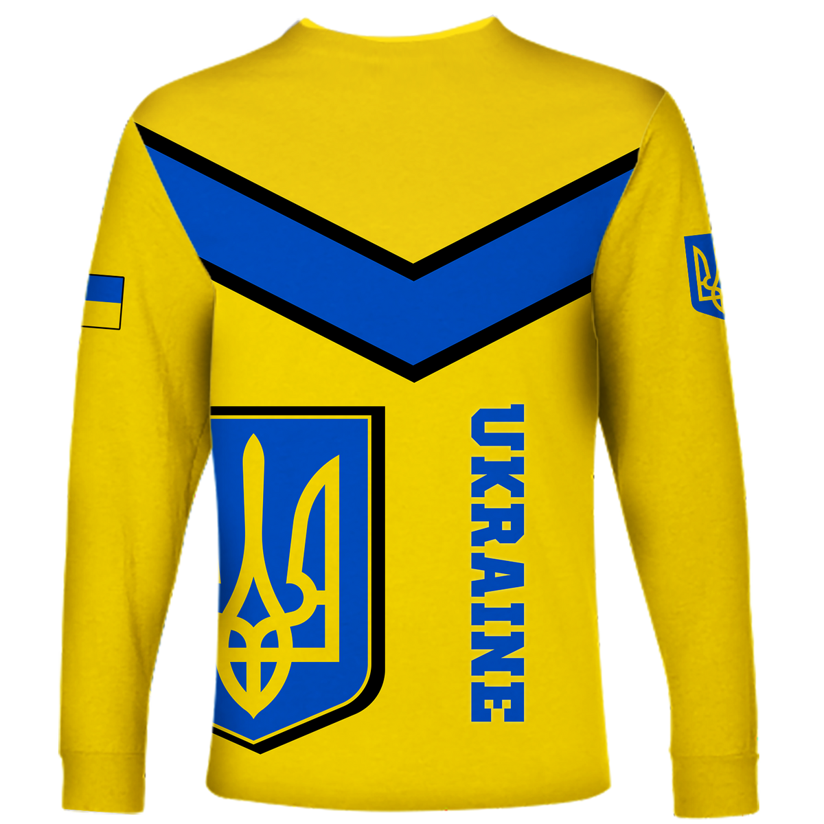 Ukraine Long Sleeve Shirt Proud Ukrainians LT12 - Wonder Print Shop