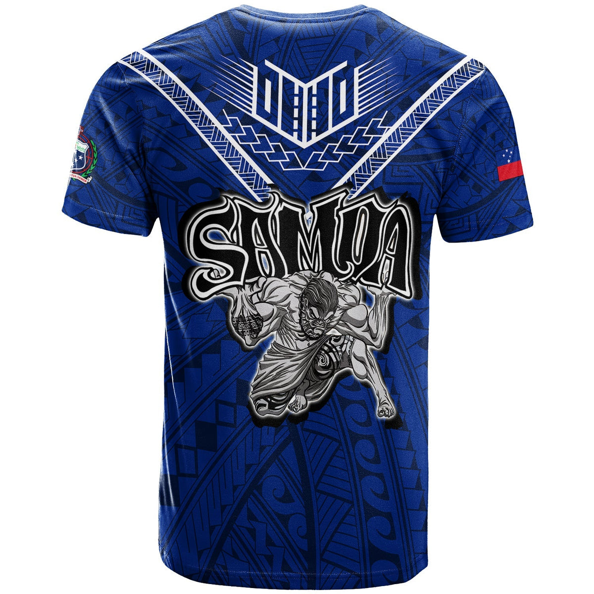 Samoa T Shirt Nationaln Warrior Pride LT12 - Wonder Print Shop