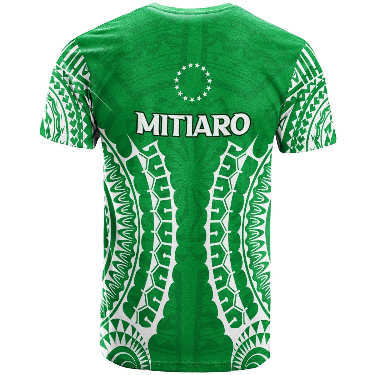 Cook Islands Mitiaro T Shirt Tribal Pattern LT12 - Wonder Print Shop