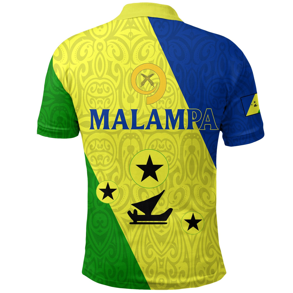 Malampa Province Vanuatu Polo Shirt Flag Style LT12 - Wonder Print Shop