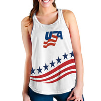 (Custom Personalised) USA Hockey Pride Women Tank Top LT12 - Wonder Print Shop