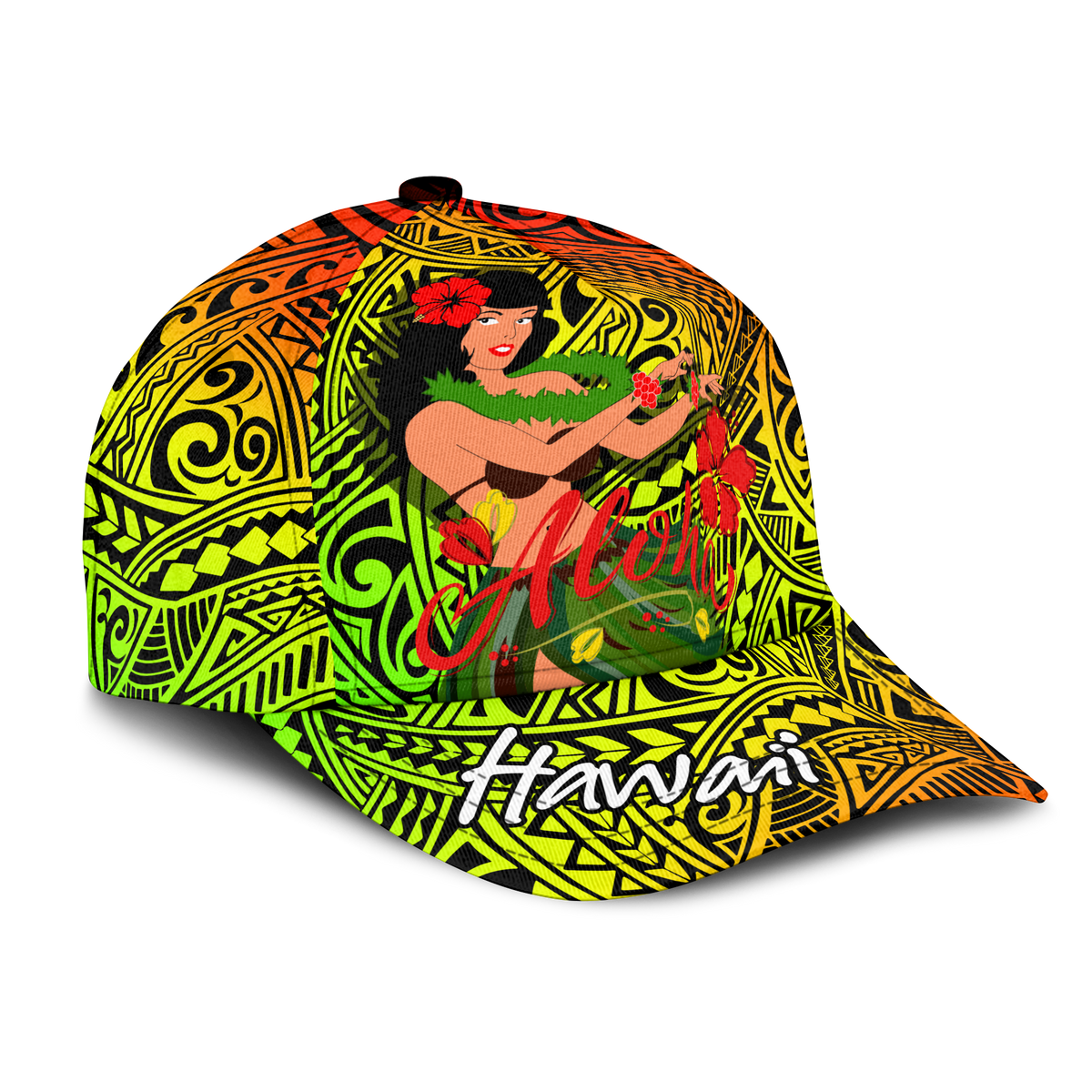 hawaii-hula-girl-reggae-cap